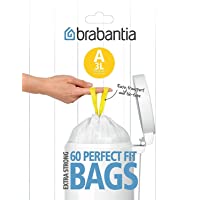 Brabantia Expendedor Bolsas de Basura 3 L- Blanco